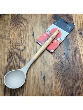 Gibson Home Marisela Silicone Ladle With Wooden Handle New